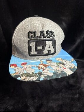 My Hero Academia Class 1-A' Anime Brim Snapback Hat flat bill hat